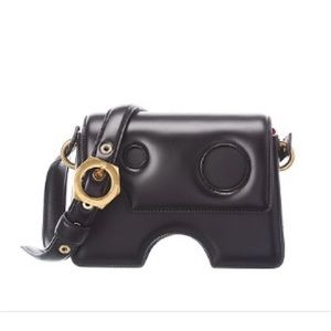 NWT Off-White™ Burrow 22 Genuine Leather Shoulder Bag